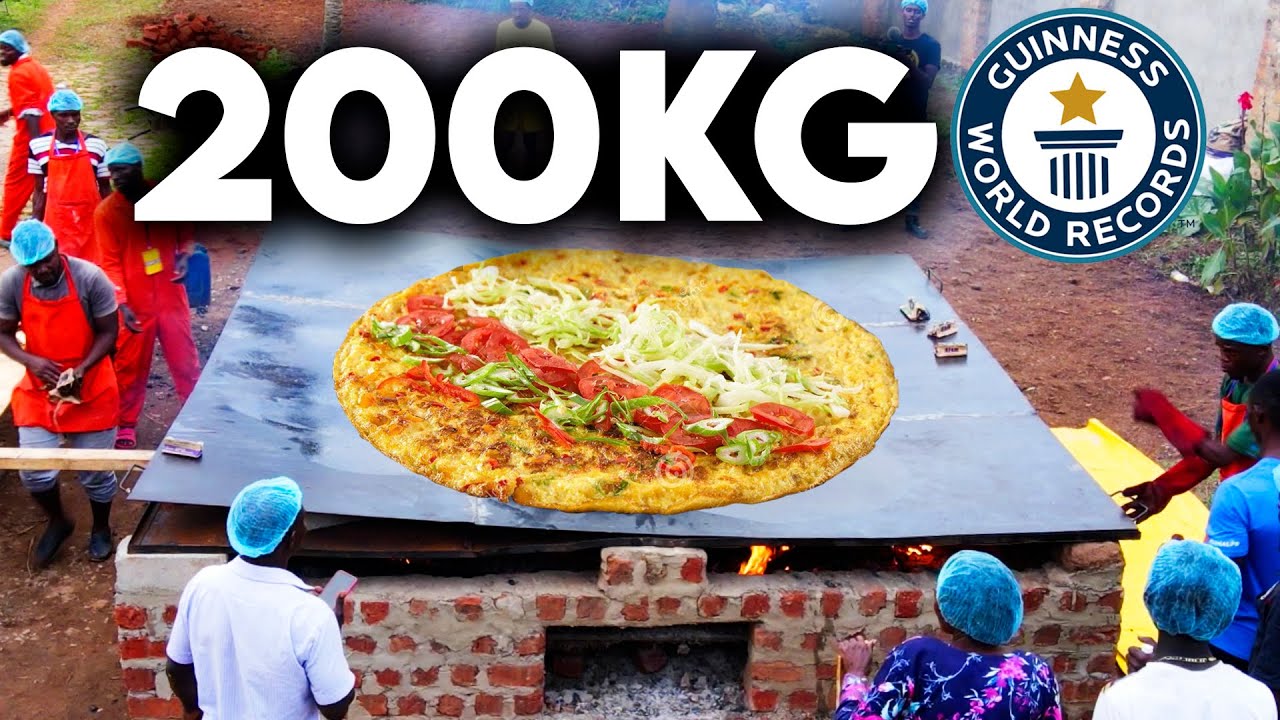 World's Largest Ugandan Rolex - Guinness Record