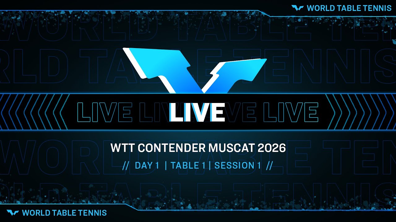 LIVE! | T1 | Day 1 | WTT Contender Muscat 2026 | Session 1