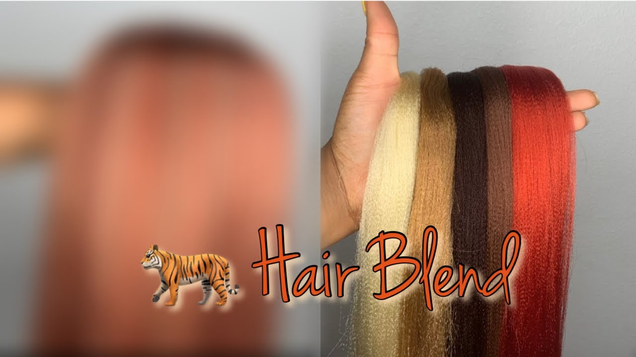 Custom Color Braiding Hair Blend | Tiger Hair Blend #49