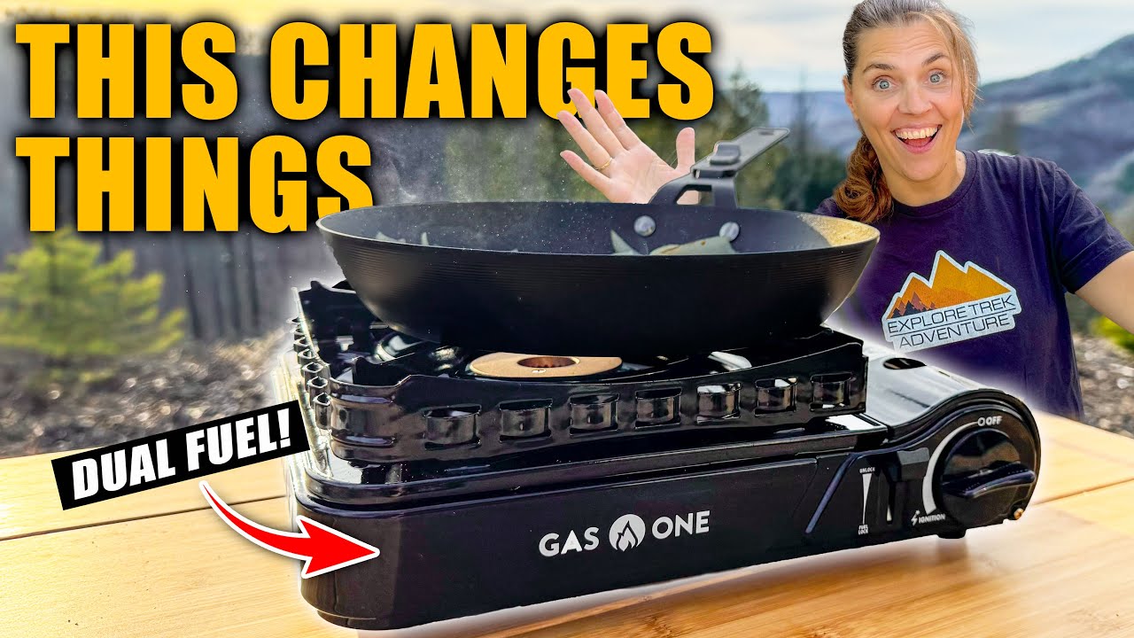One Stove, Two Fuels – GasOne 15K BTU Camp Stove