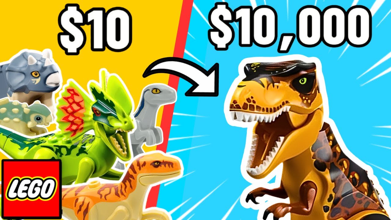 Cheap VS Expensive LEGO Dinosaurs!