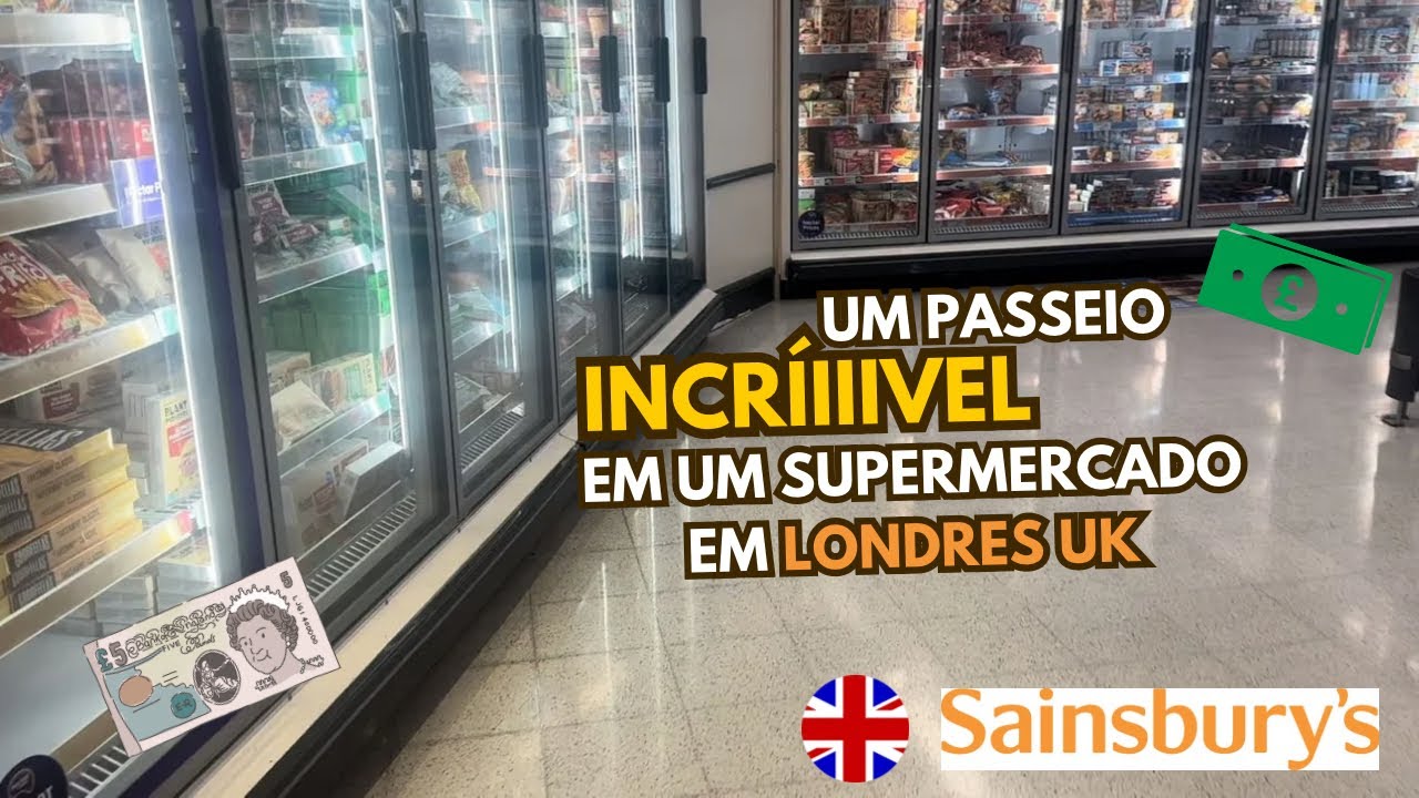 VLOG - Supermercado em Londres UK, como é? Preços no Reino Unido em 2024