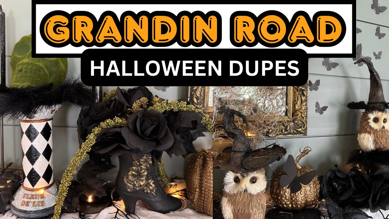 Мрачные и мрачные идеи для Хэллоуина своими руками | Grandin Road Dupes