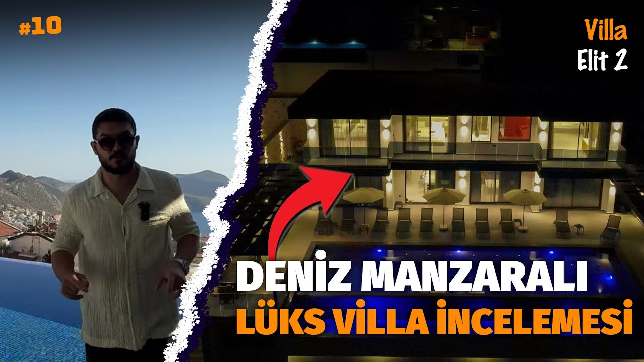 5 Dakikada Villa İnceliyorum! 🏡 Kalkan'da L&uuml;ks Tatil Villası #Challenge #VillaTatil #L&uuml;ksTatil