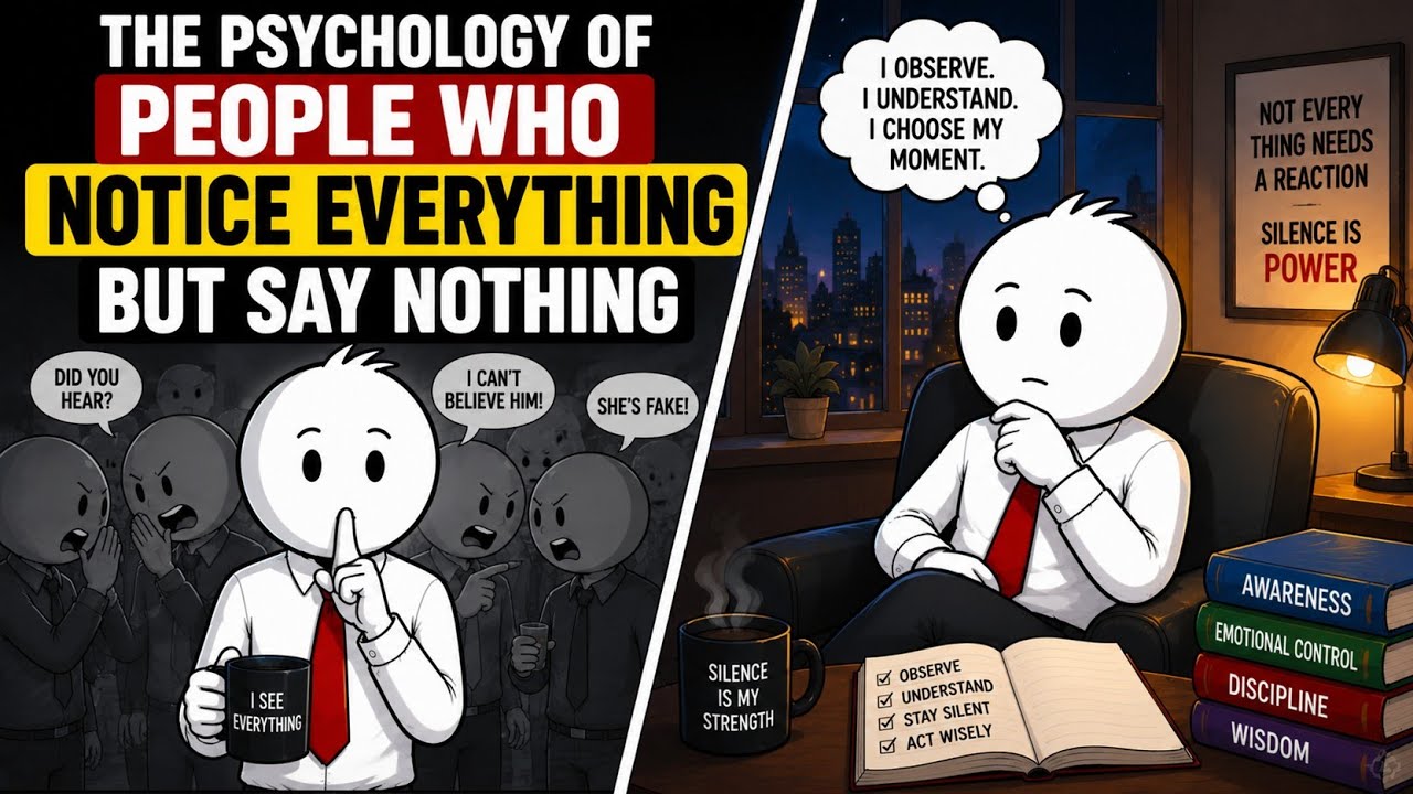 The Psychology of People Who Notice Everything But Say Nothing