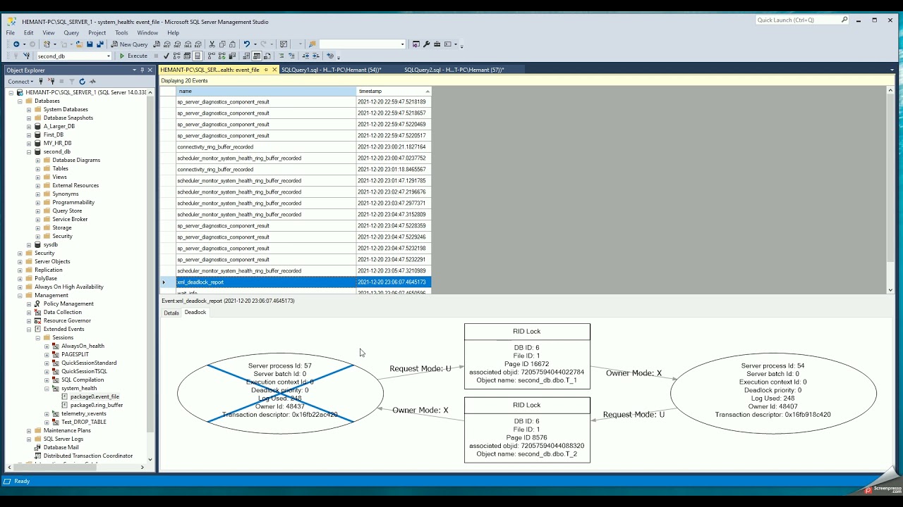 Deadlock in SQL Server