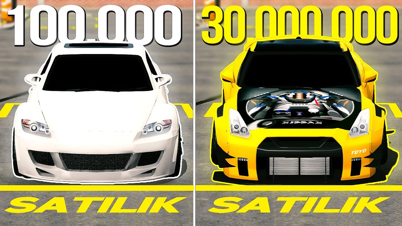 0$'dan Başlayıp 30.000.000$ OYUN PARASI YAPTIM !! Car Parking Multiplayer