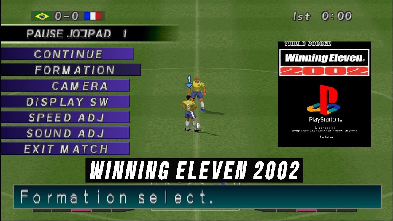 WINNING ELEVEN 2002 | NOSTALGIA PS1 | DuckStation PS1 Emulator