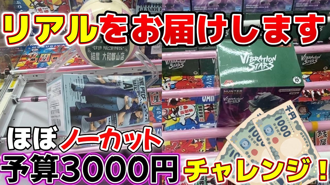 【クレーンゲーム】コレがリアル！？3000円チャレンジに挑戦したら、まさかの結果に！？【結屋大和郡山】#クレーンゲーム #プライズ #プライズ