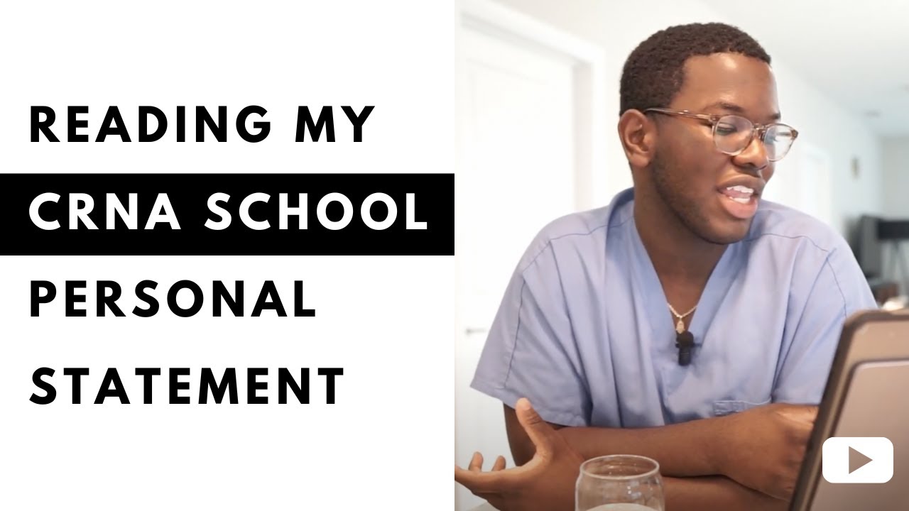Reading MY CRNA Personal Statement | Hacking CRNA School