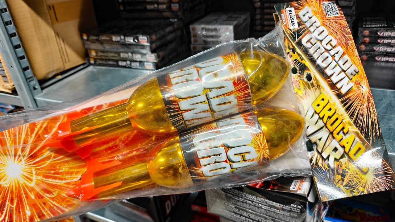 Zestaw Rakiet Klasek BROCADE WAR ROCKET R170B Fireworks!