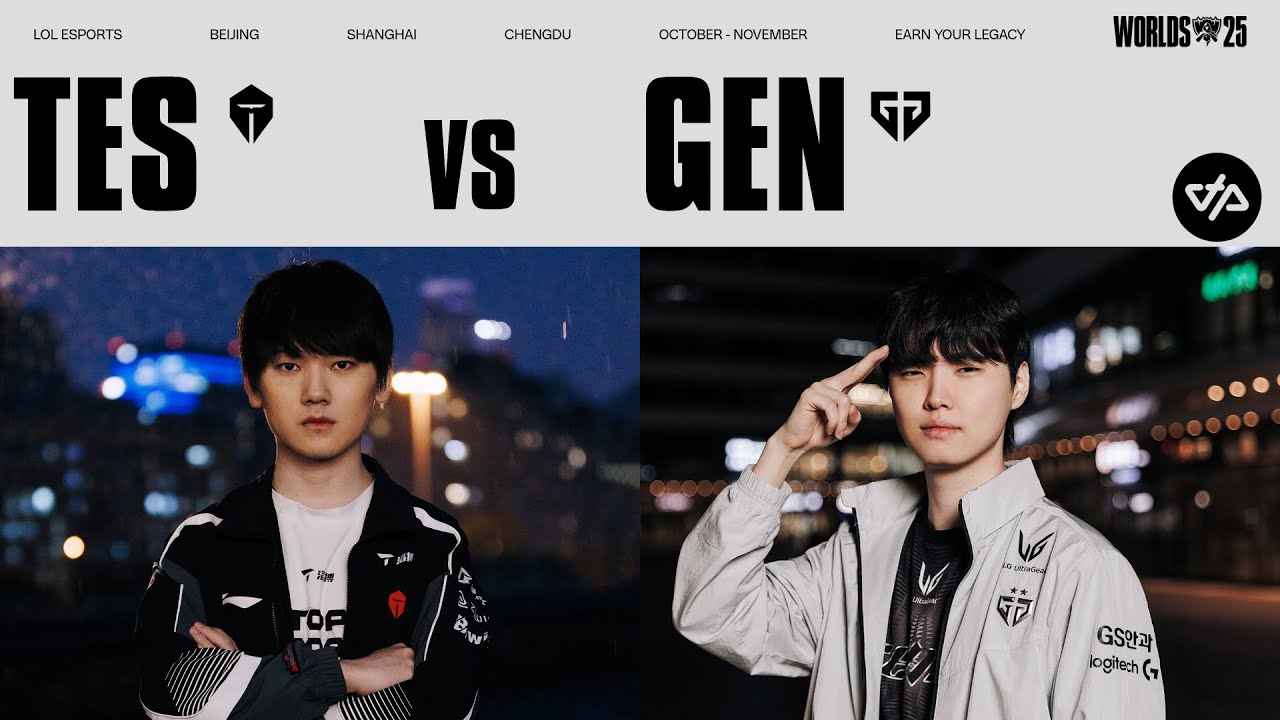 GENG vs TES, C'EST TOUT DROIT VERS LES QUARTS ! (WORLDS 2025)
