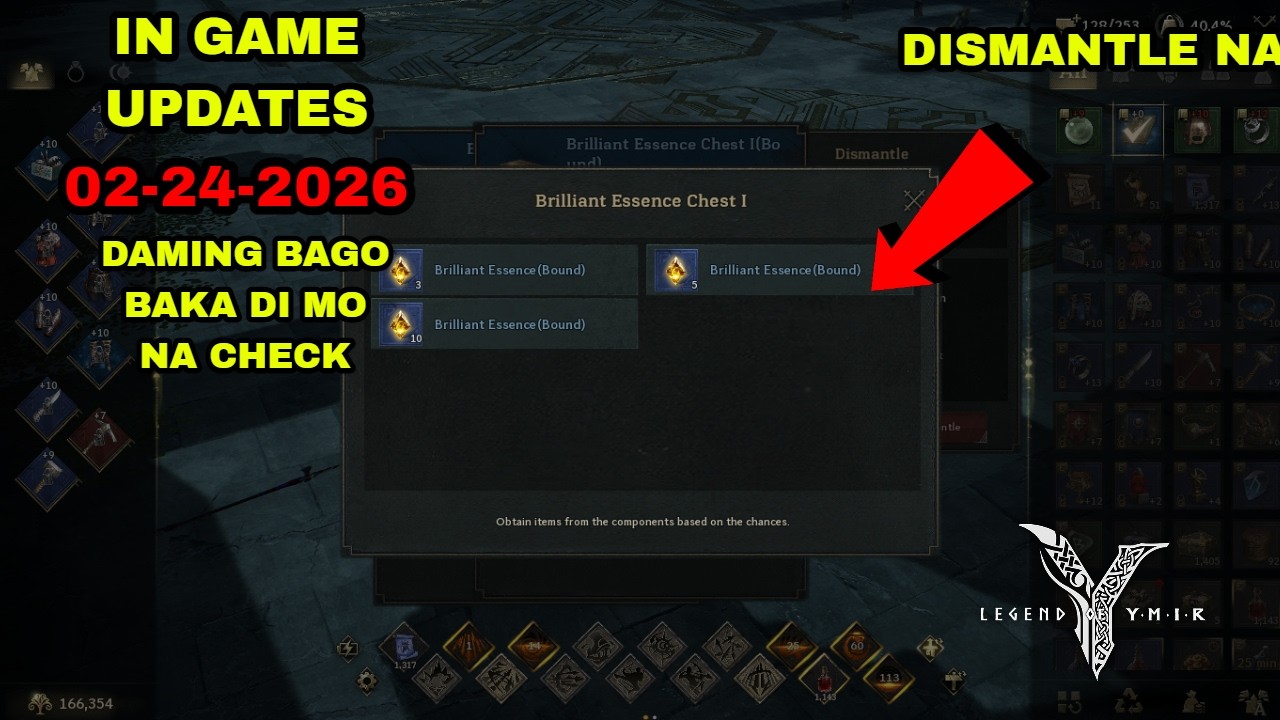 Legend of Ymir - In Game Updates Daming Bago check muna