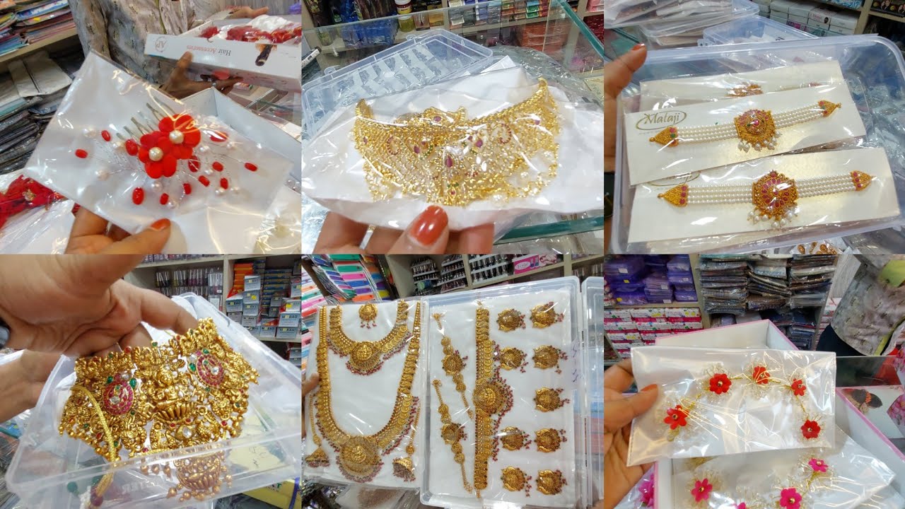 Chickpet Bangalore wholesale Imitation jewellery & Fancy store items||Single piece available