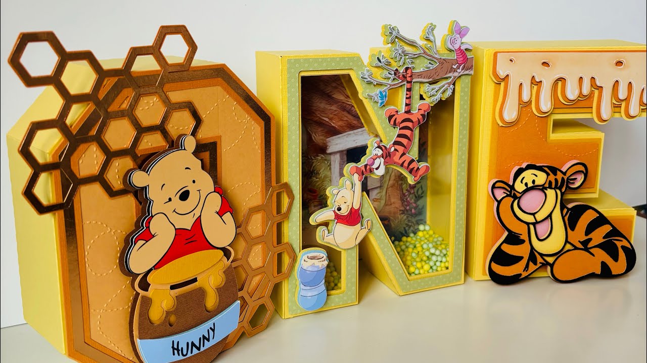 Winnie the Pooh 3D letters
