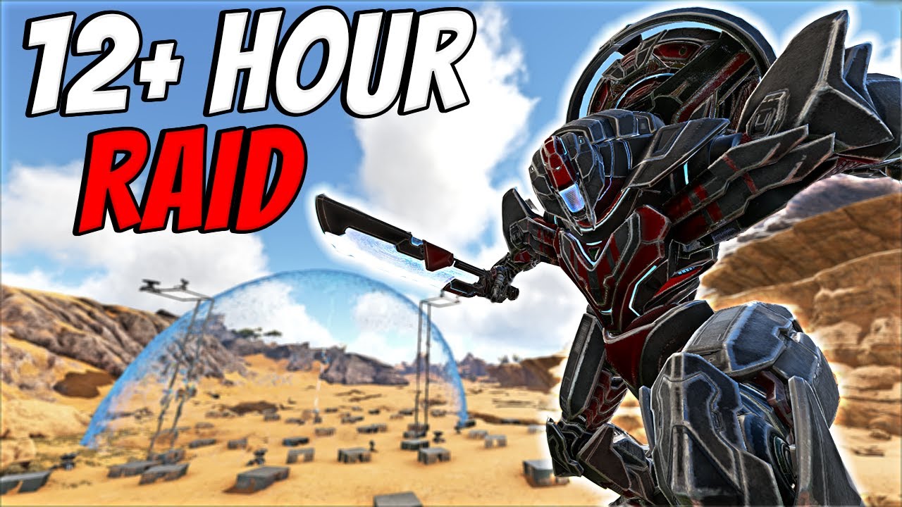 How We Spent 12+ HOURS Raiding DESERT CRACK - Ark