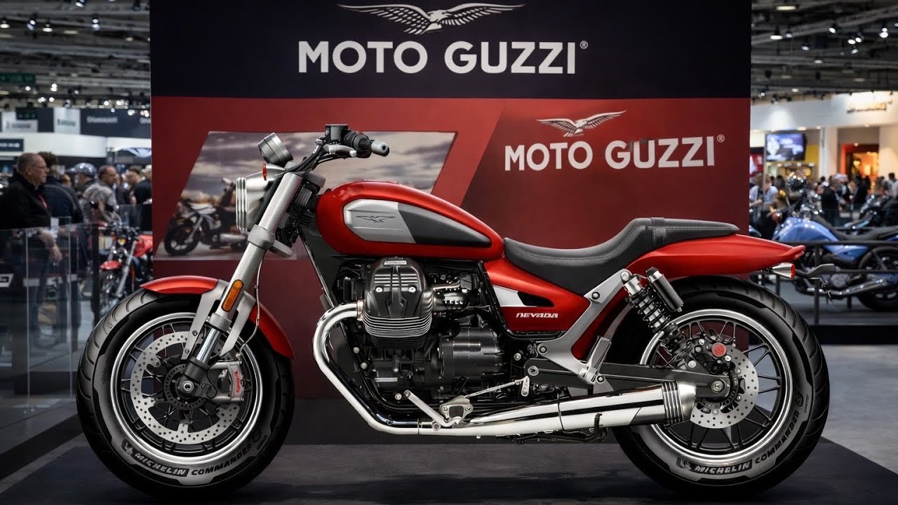 ПОТРЯСАЮЩЕ!!! ПЕРВЫЙ ВЗГЛЯД НА НОВЫЙ МОТОЦИКЛ MOTO GUZZI NEVADA V85 2026 ГОДА!!