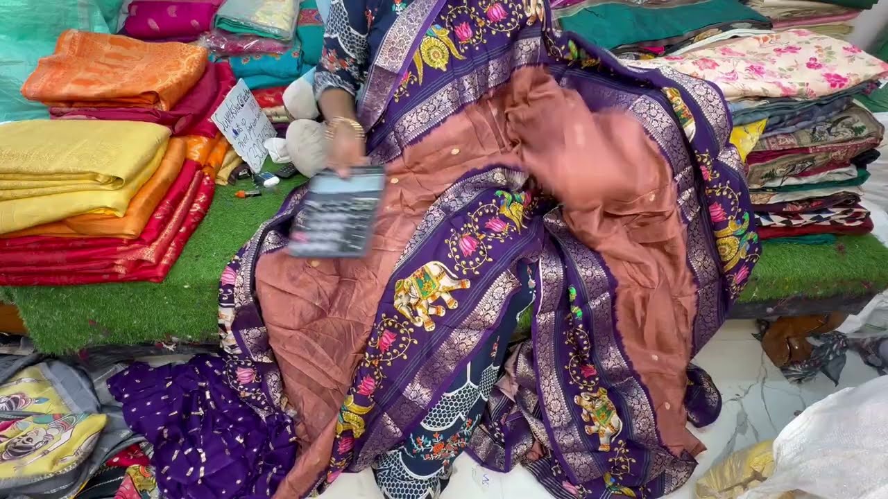 Pure Mysore crape Dola digital,Ho crape sarees#6300765237 #saree #indianattire 