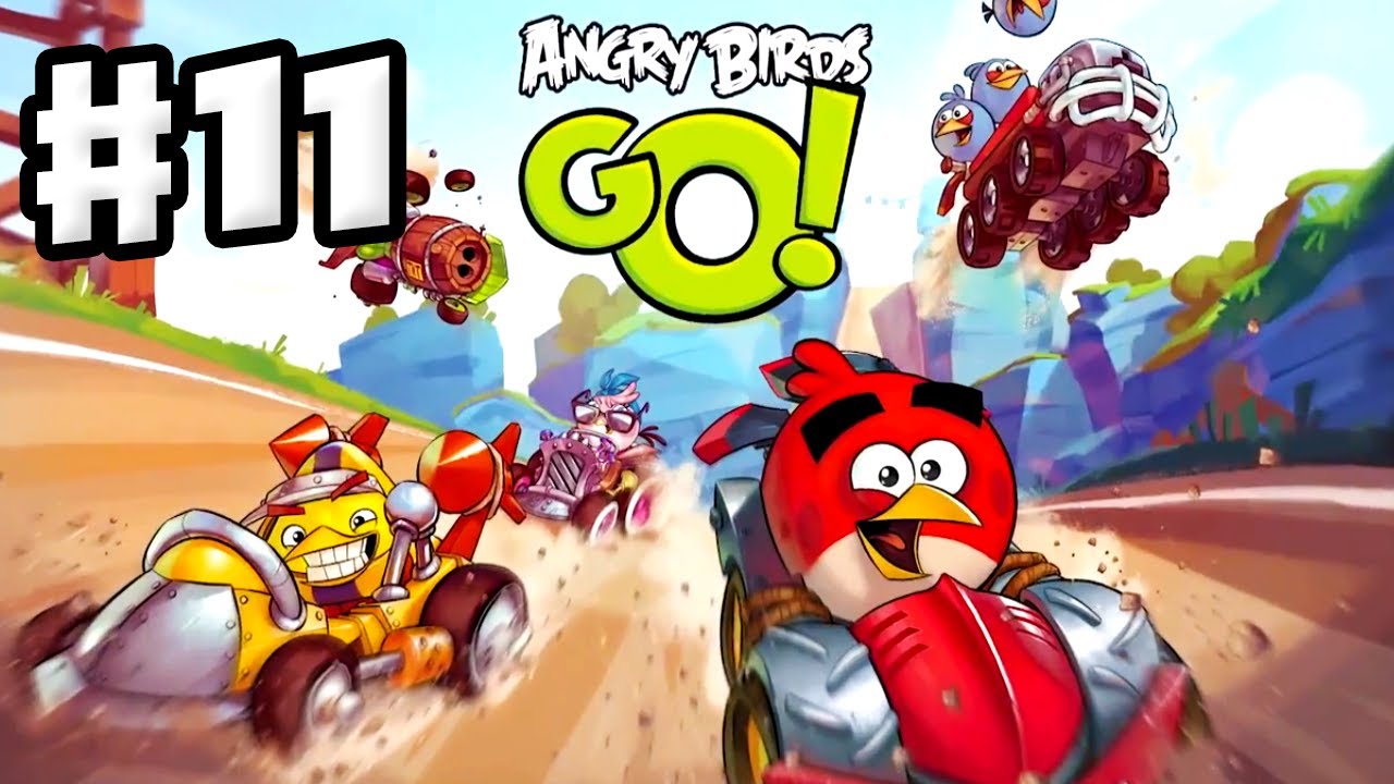 Angry Birds Go! Gameplay Walkthrough Part 11 - Earning Coins! Rocky Road (iOS, Android)