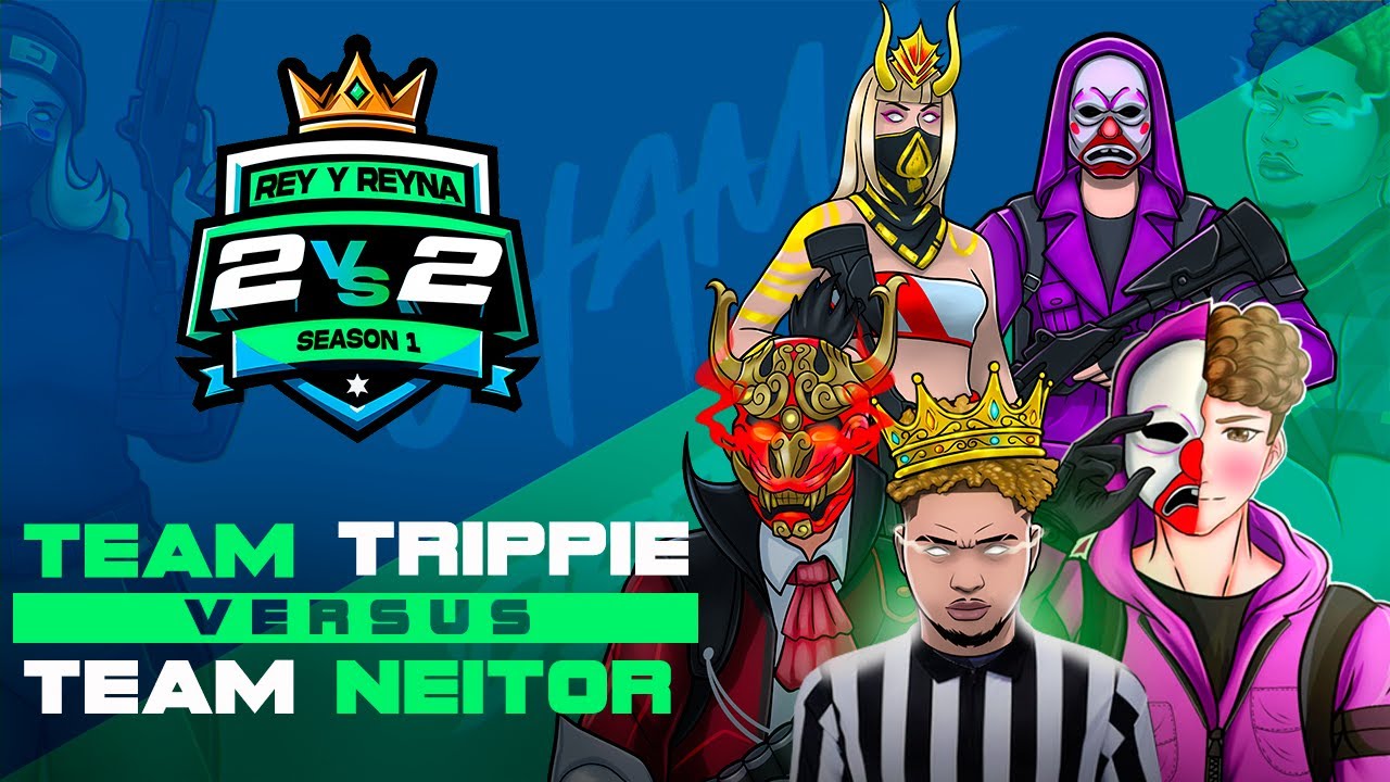 Trippie SB y TRIPPIA SB vs Neitor y La Maraa 👹 TORNEO DEL REY Y LA REYNA !! Dejavu FF