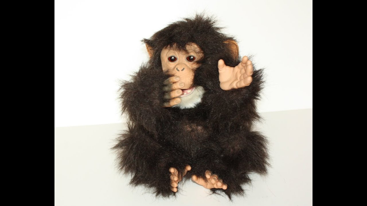 FurReal Friends Cuddle Chimp Monkey by Hasbro [HD]