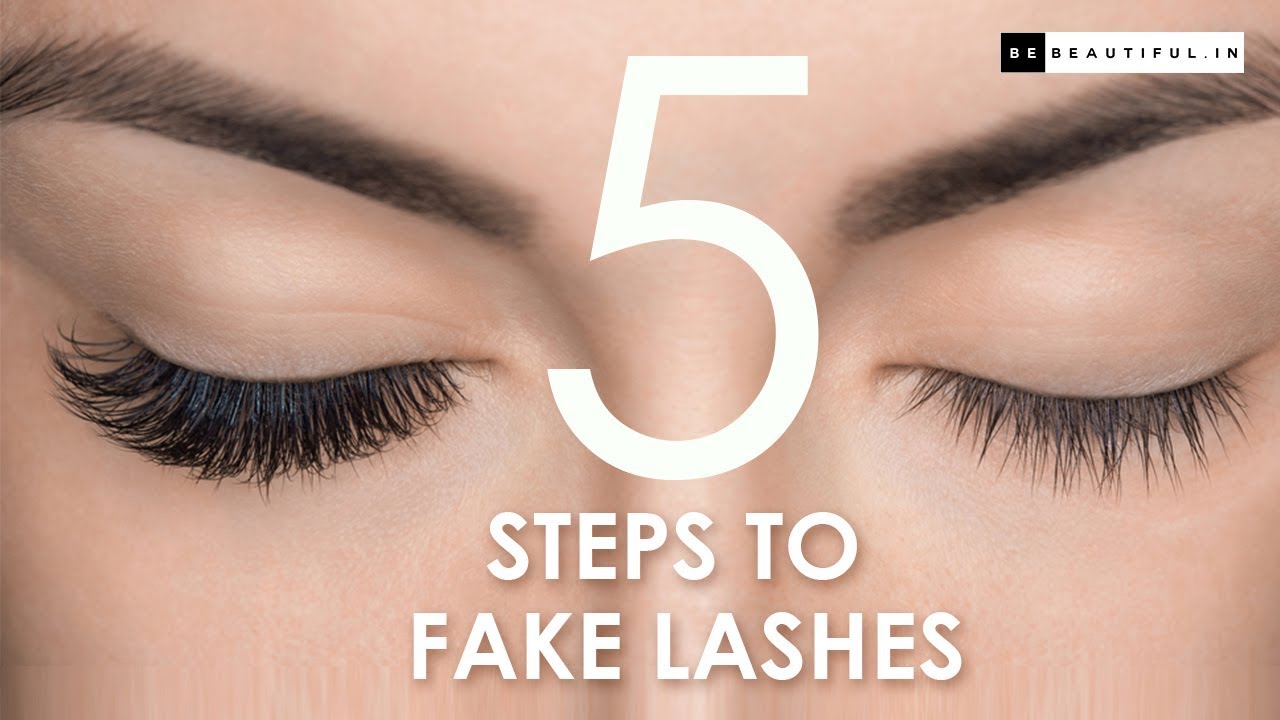 How To Apply Fake Lashes Like A Pro | 5 Step Tutorial For Beginners | Be Beautiful
