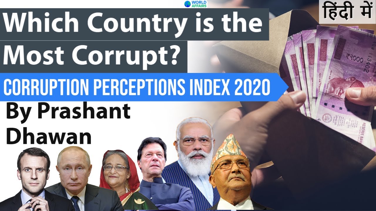 Most Corrupt Countries - Corruption Perception Index 2020 #UPSC #IAS