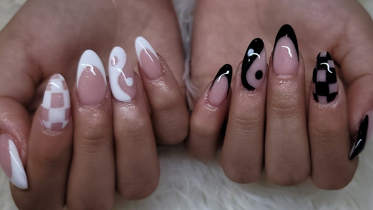Uñas con diseño juvenil paso a paso