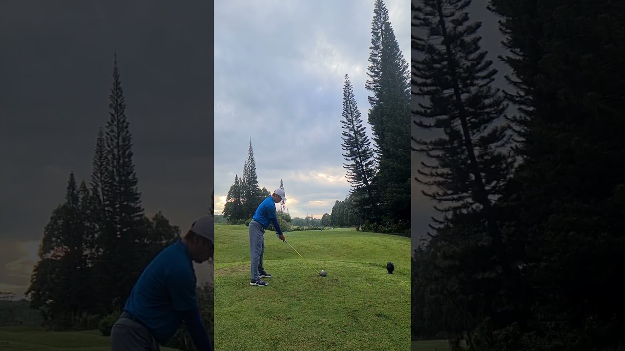 Using DRIVER from BLACK TEE BOX at GOLF COURSE MOUNTAIN