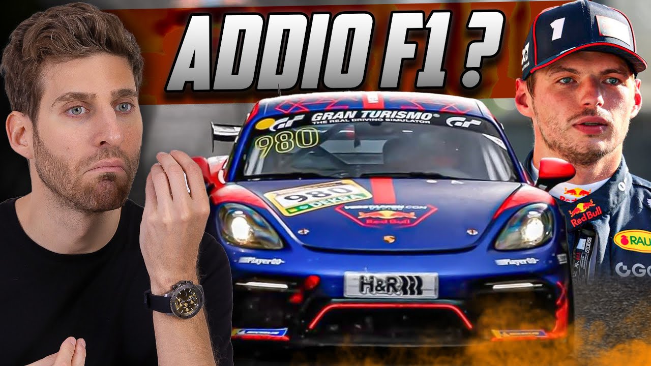 VERSTAPPEN CHE CORRE IN GT4 - Si prepara a LASCIARE LA F1? - Cosa succede?
