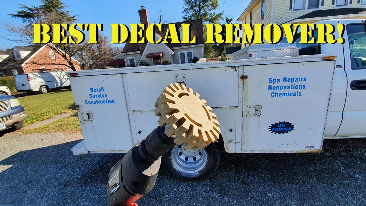 Using the best decal remover method on the Duramax!