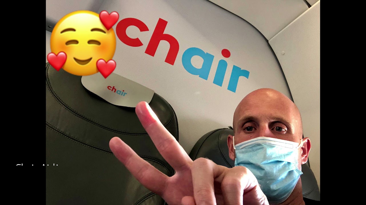 CHAIR Airlines - Ibiza to Zurich (Super-friendly cabin crew)