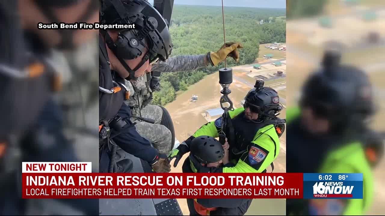 Michiana firefighters helped train first responders in Texas ahead of devastating floods