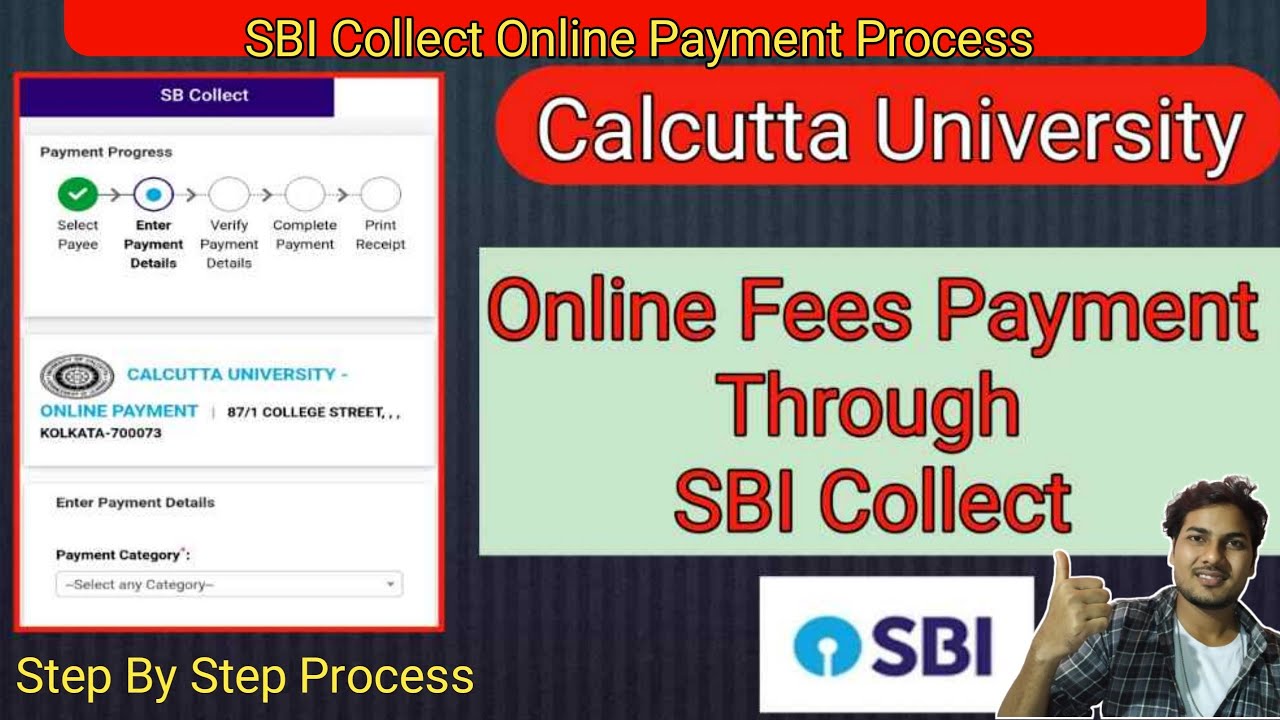 SBI COLLECT ONLINE PAYMENT PROCESS : CU Online Fees Payment Through SBI Collect #sbi_collect