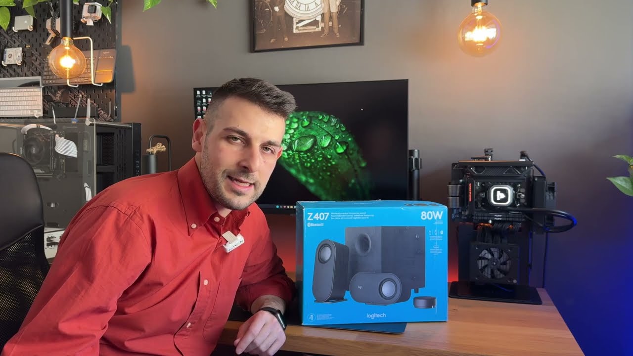 Logitech Z407 unboxing  & installazione