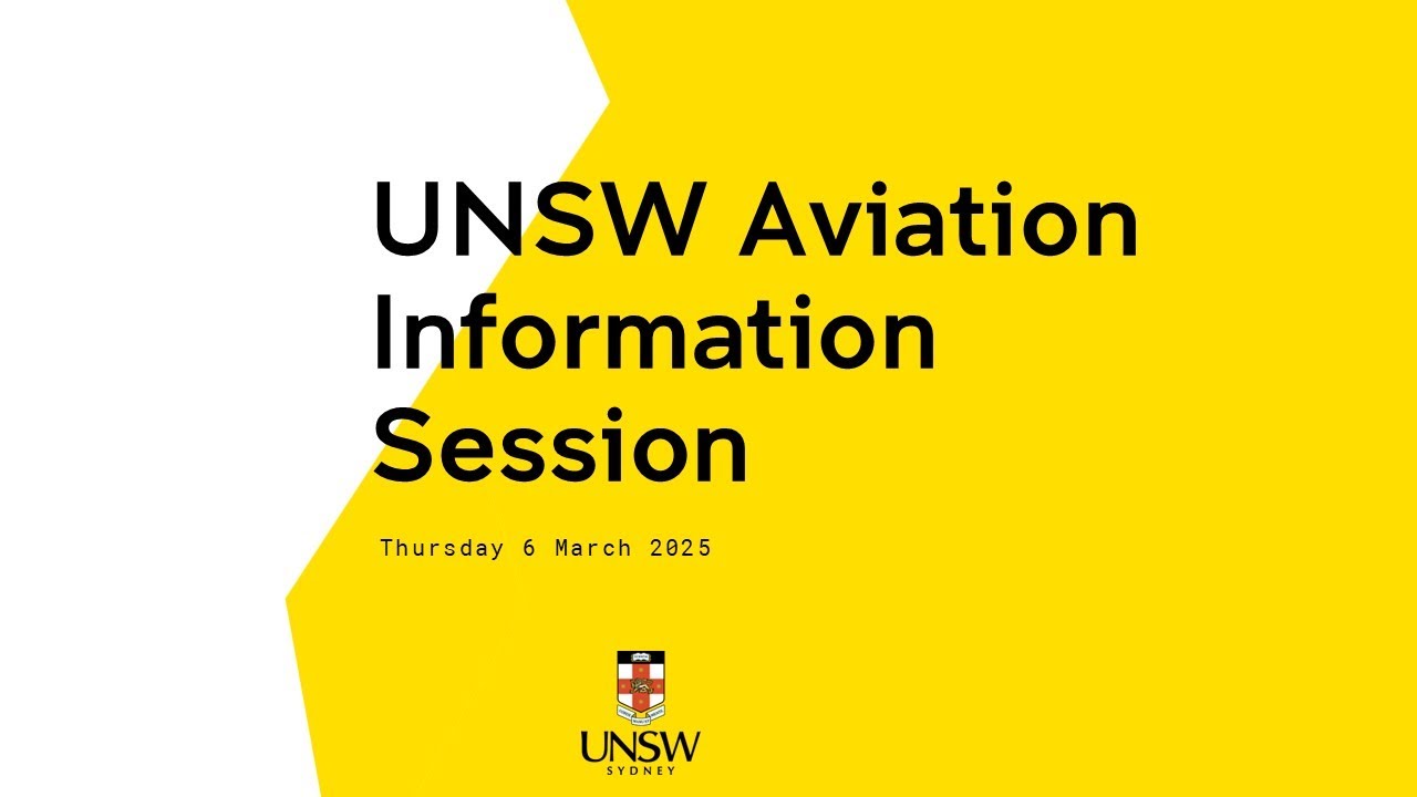2025 UNSW Aviation Information Session