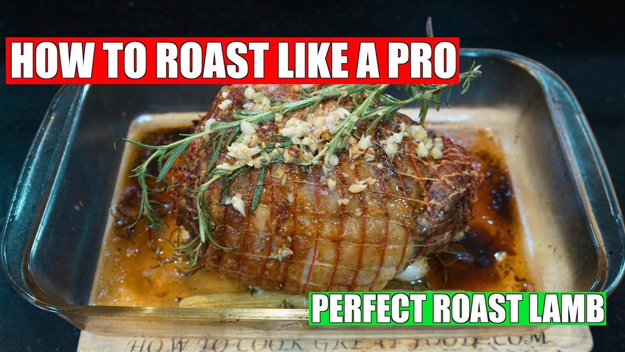 Roast Lamb - How to Roast lamb - Oven Roast Lamb Joint - Homemade Gravy