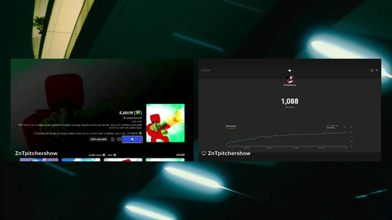 I'm playing Roblox with viewers (sub goal 1.090 )