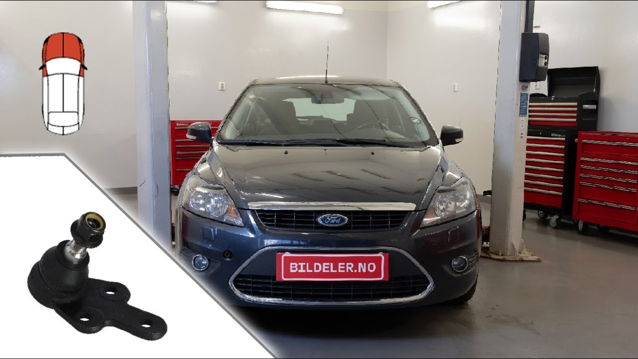 Ford Focus(DA II): Hvordan bytte bærekule foran - 2005 til 2012