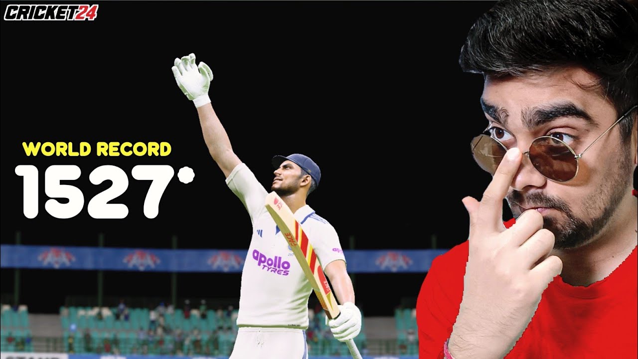 WORLD RECORD! 1,527-8* India Vs West Indies Test-2