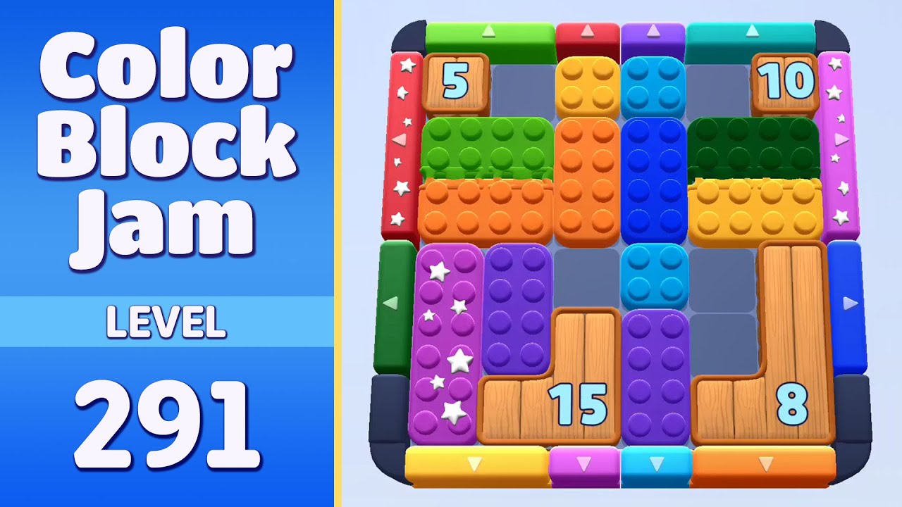 Color Block Jam Level 291 | Every Puzzle Solved! 🎯
