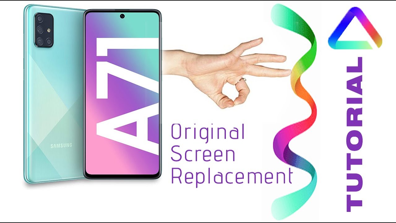 Samsung Galaxy A71 Original Screen Replacement Tutorial / reemplazo de pantalla original
