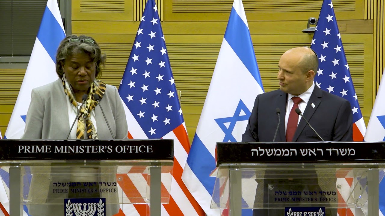 Prime Minister Naftali Bennett met with US Ambassador to the UN Linda Thomas-Greenfield.