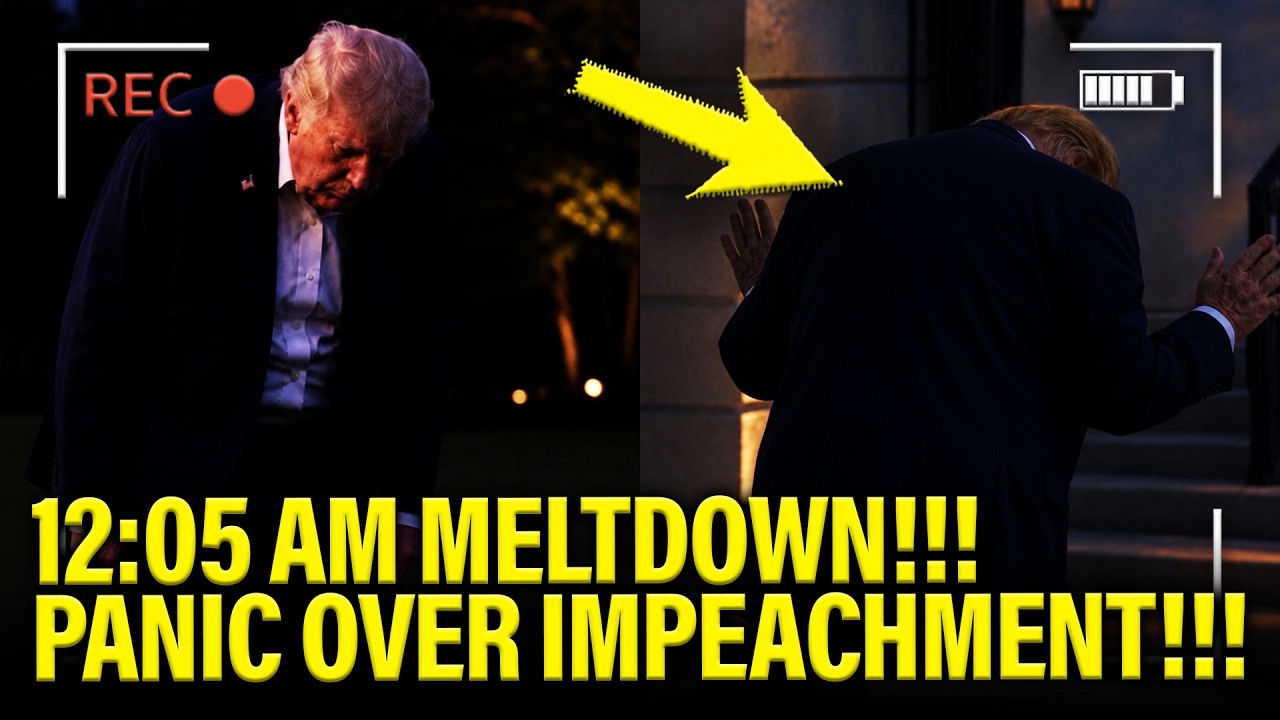 Trump PANICS at 12:05 AM over 2027 IMPEACHMENT!!!