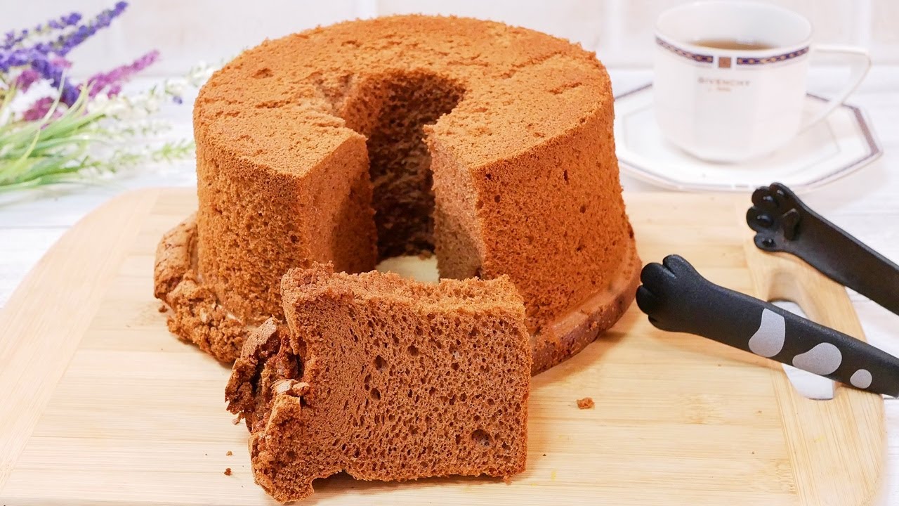 初めてのチョコレートシフォンケーキの作り方【初心者必見！】Failure rate 0.1% How to make your first chocolate chiffon cake