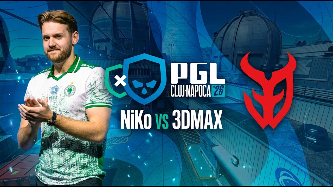 NiKo vs 3DMAX (PGL Cluj-Napoca 26) POV de_nuke