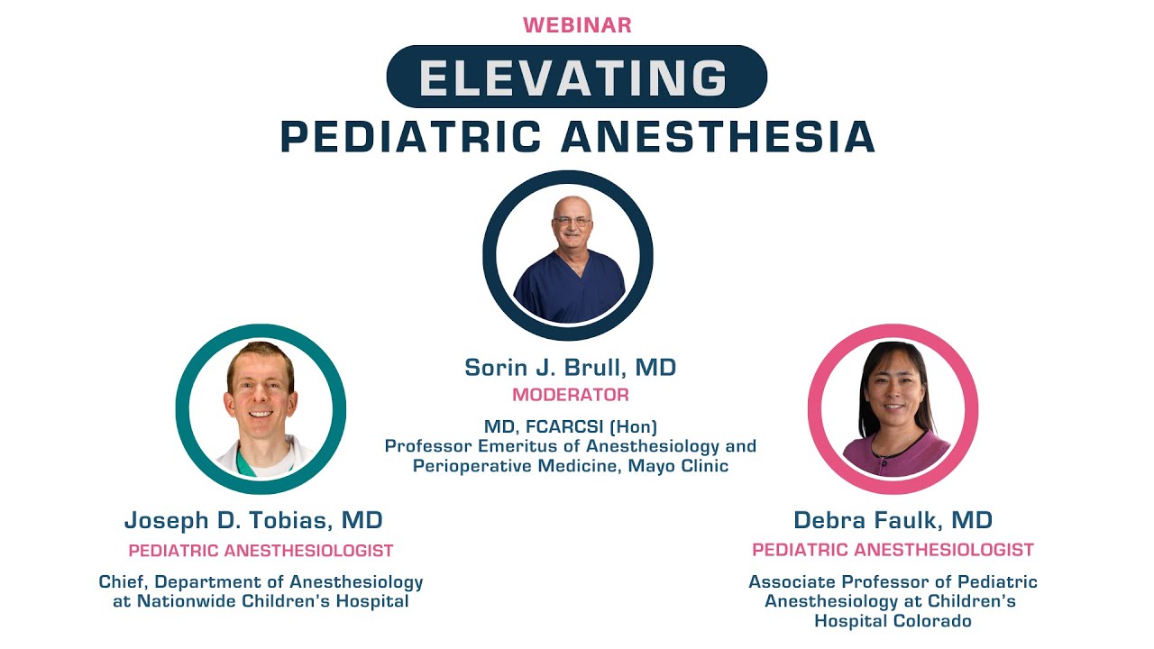 Elevating Pediatric Anesthesia: Roundtable Focused on Neuromuscular Monitoring