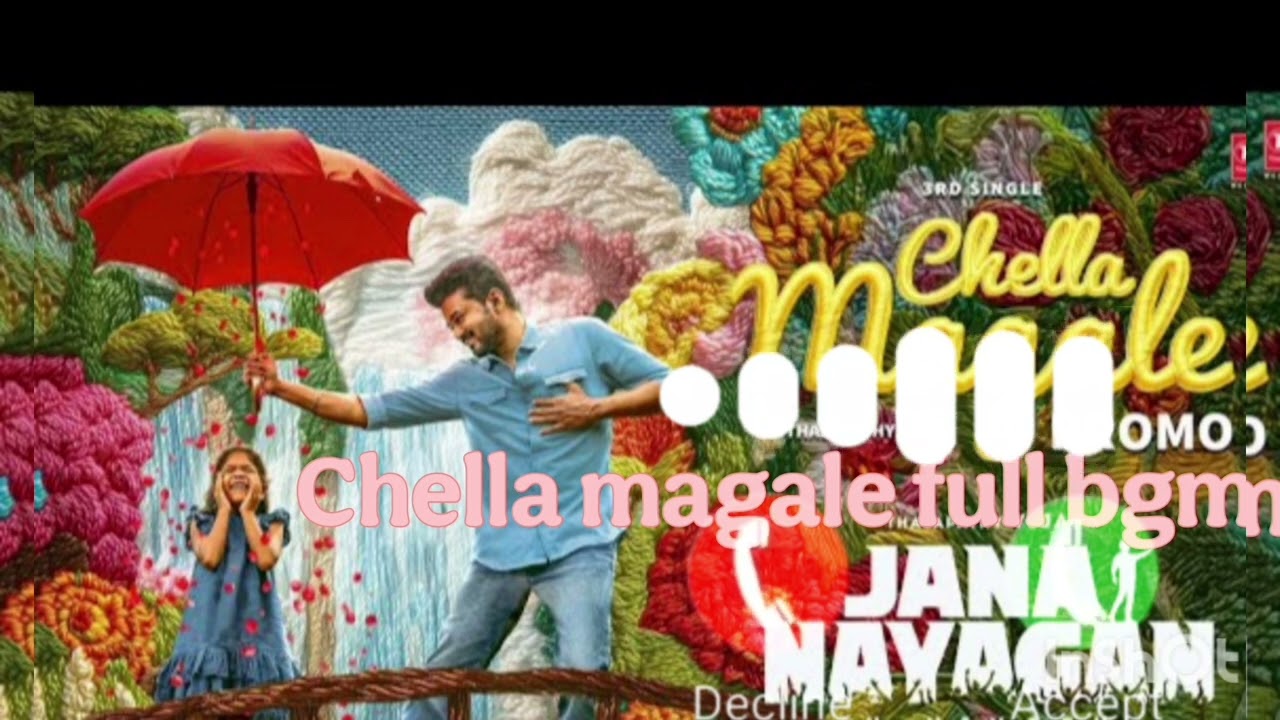 Chela Magale Ringtone (Full BGM)Ringtone - Jananayagan | Thalapathy Vijay | Pooja hegde | 