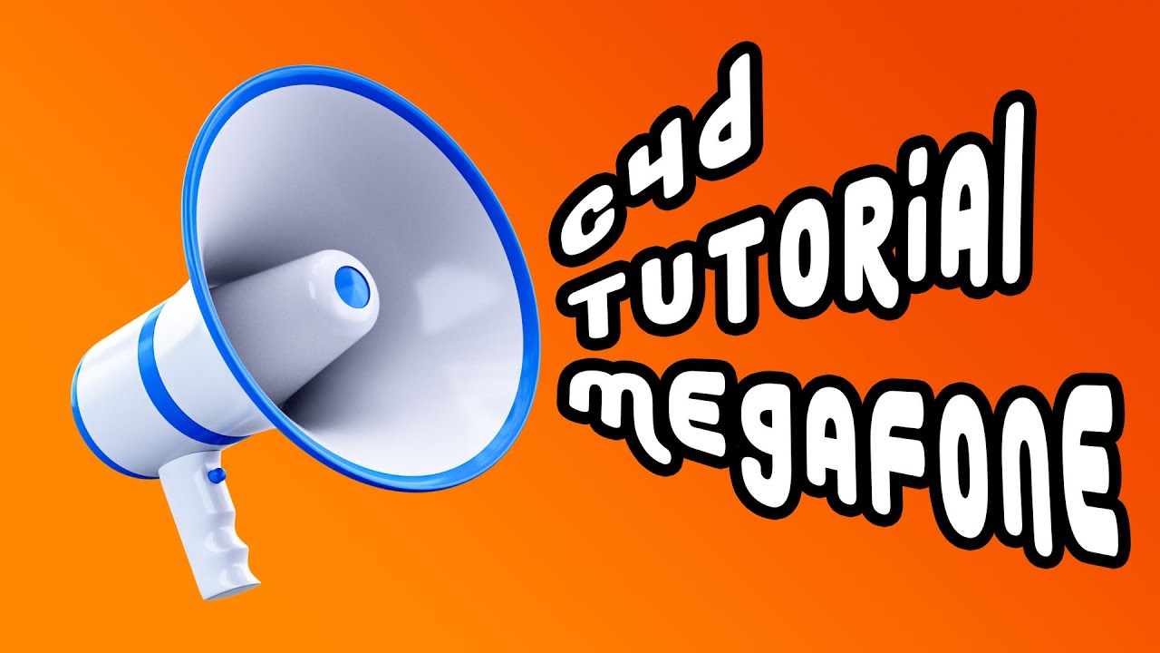 C4D TUTORIAL - MEGAFONE