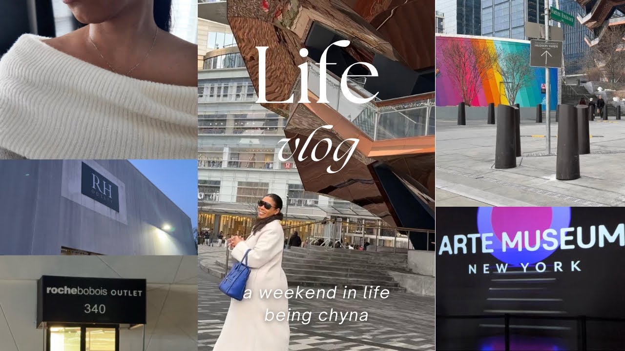 Shopping the RH & Roche Bubois Outlets, CB2 + a date at Hudson Yards, Arte Museum NYC + Zara Try on